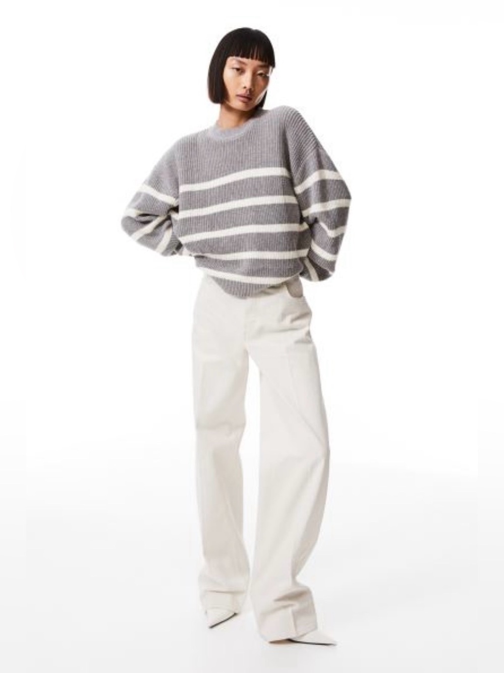 H&M Striped Sweater - M - Picture 2 of 8
